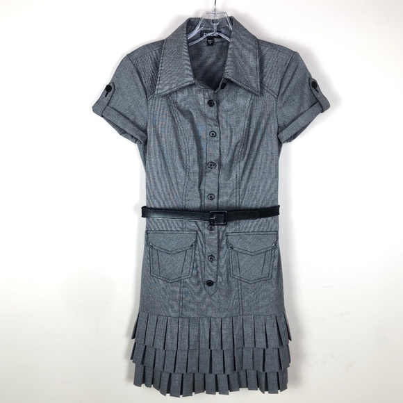 Vintage Bebe Plaza Princess Boss Lady mini Dress Y2K - Picture 1 of 8
